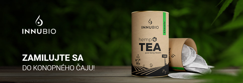 Najkvalitnejší prírodný konopný čaj INNUBIO od DuoLife - Sansport predajňa Bratislava