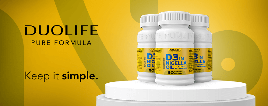 Výživové doplnky Duolife - Pure formula D3 vitamín - BIO tablety