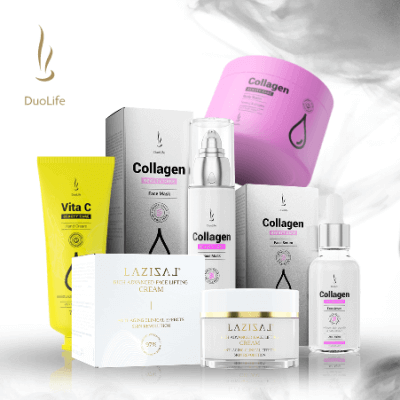 Kozmetika DuoLife - Šampóny, kondicionéry, masky na vlasy Keratin Komplex, Collagen, Aloes, Vita C