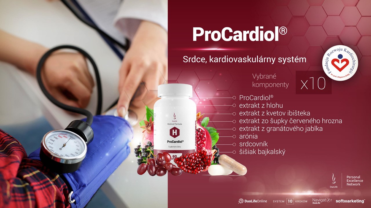 procardiol duolife zdravie pre sportovcov bio sansport zdrave srdce cholesterol cievny system