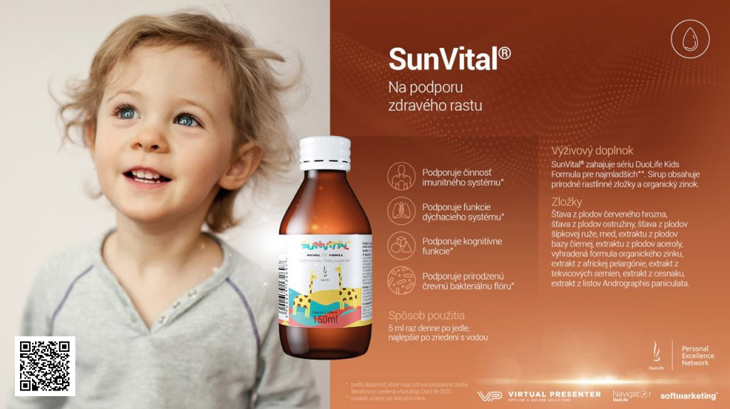 duolife detsky sirup sunvital zdrave deti imunita bio sansport
