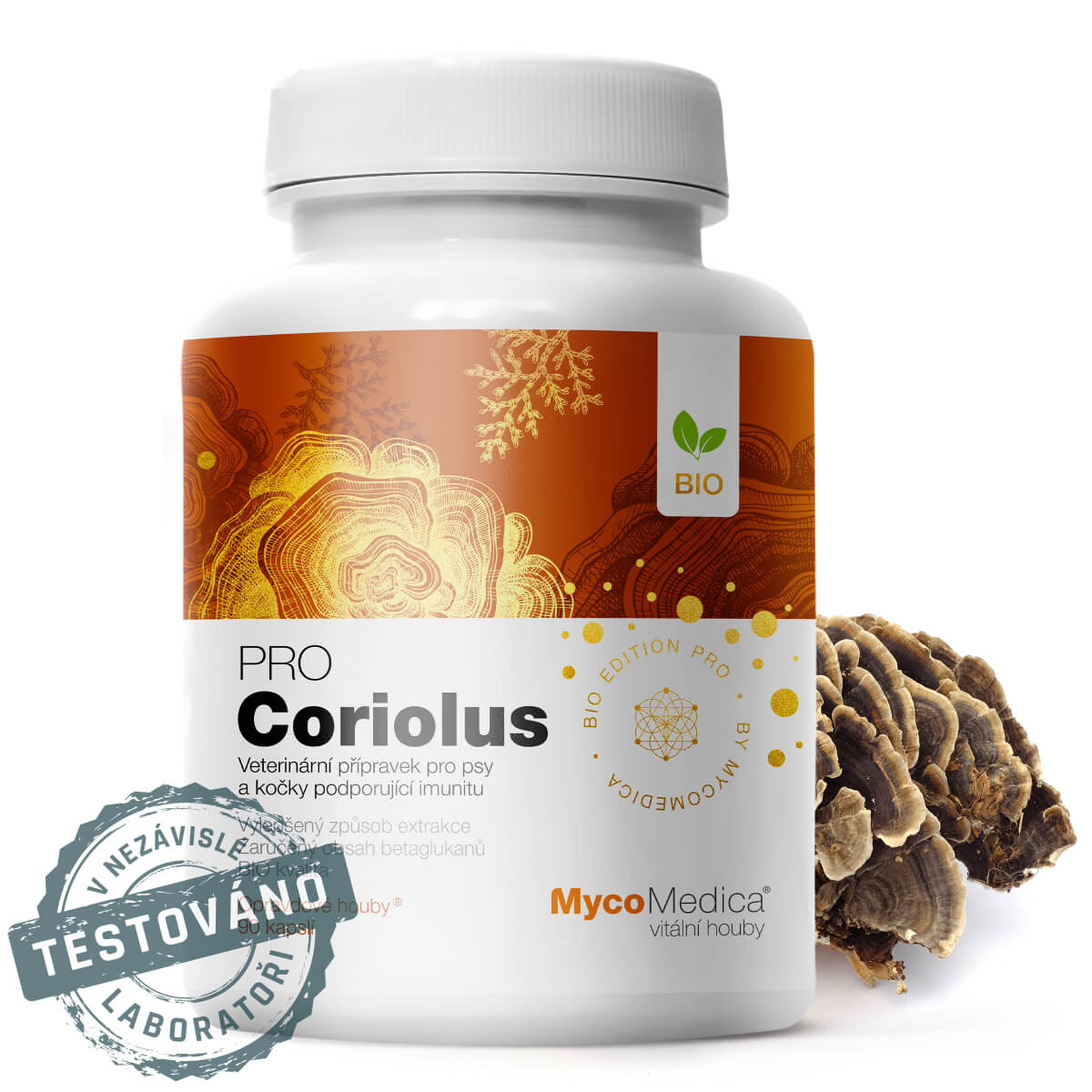 Čordyceps v tabletách PRO BIO kvalita extrakt Mycomedica - Sansport Bratislava