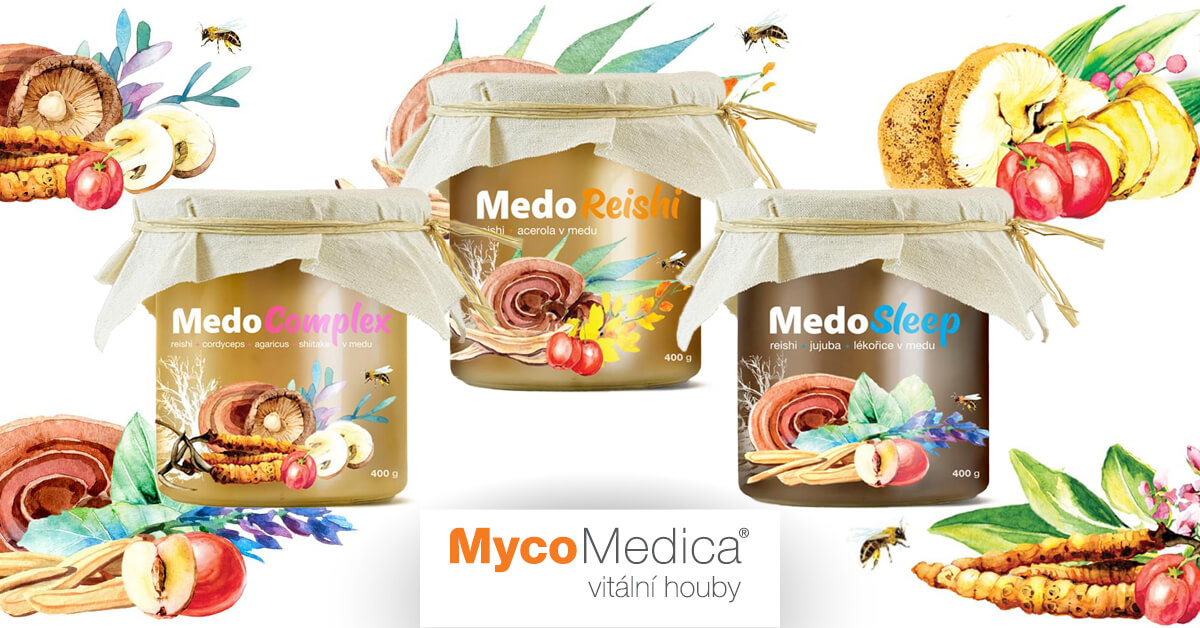 medy mycomedica - liecivy med s vitalnymi hubami - tradicka cinska medicina