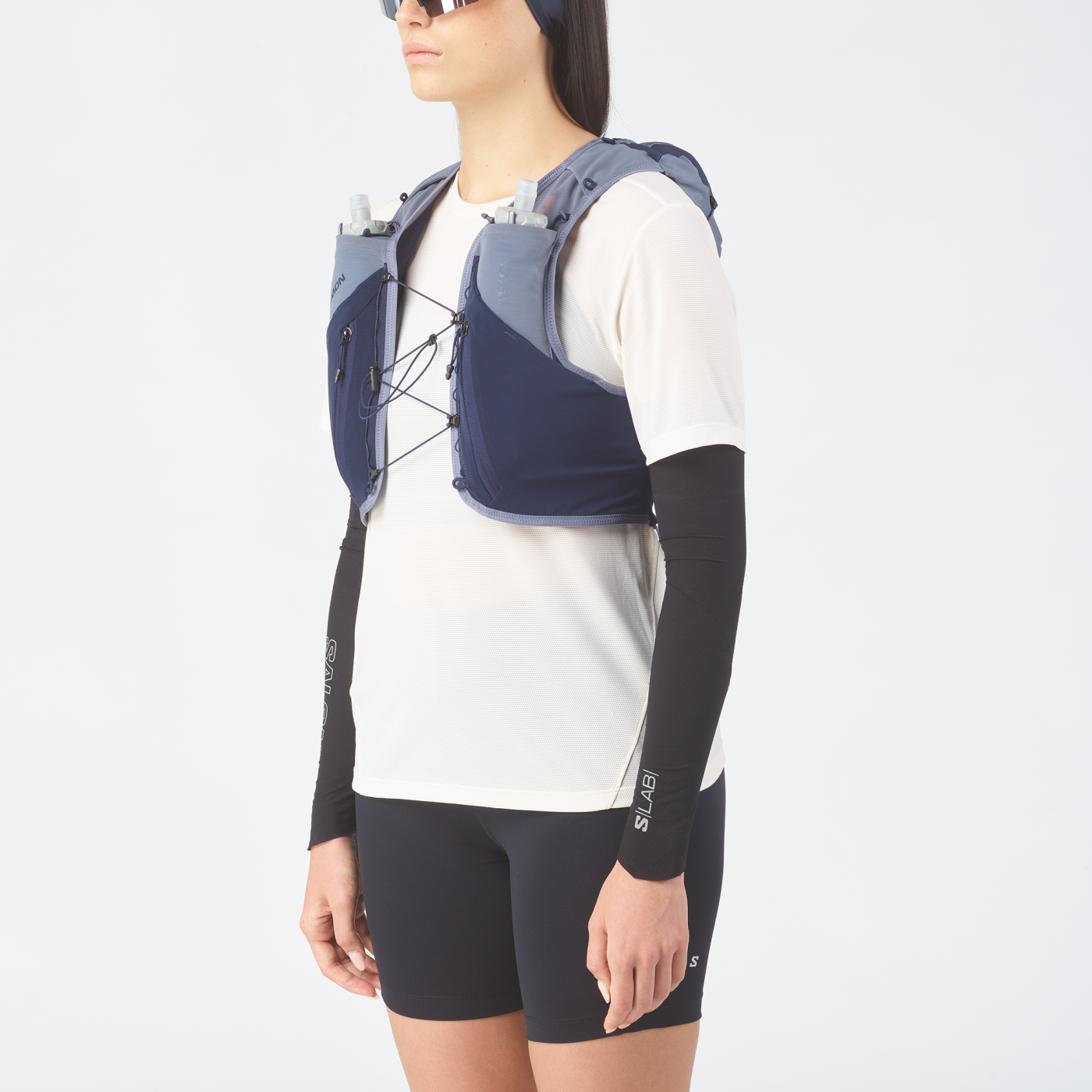 Bežecký batoh Salomon ADV SKIN 12 litrov s fľaškami